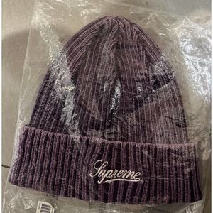 SUPREME Rib Beanie Purple